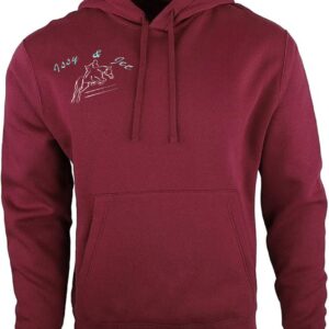 Personalised horse hoodie with showjumper